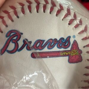 VTG Braves Chevron Team Stars 1994 Fotoball baseball Xmas gift NIP